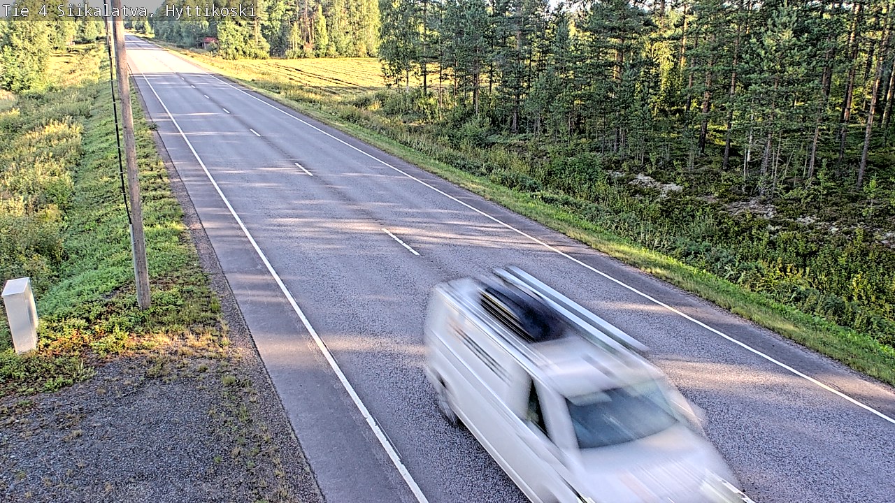 Weather Camera Image Road 4 Siikalatva, Hyttikoski, Siikalatva, Pohjois-Pohjanmaa
