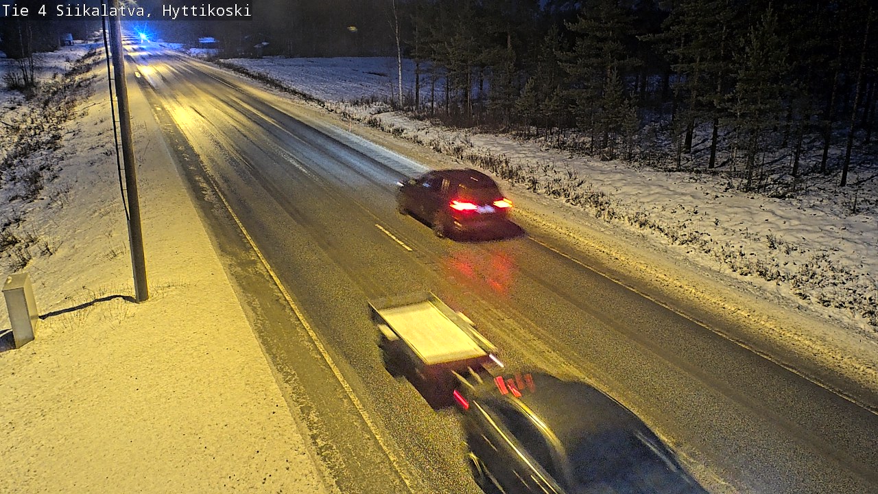 Weather Camera Image Road 4 Siikalatva, Hyttikoski, Siikalatva, Pohjois-Pohjanmaa