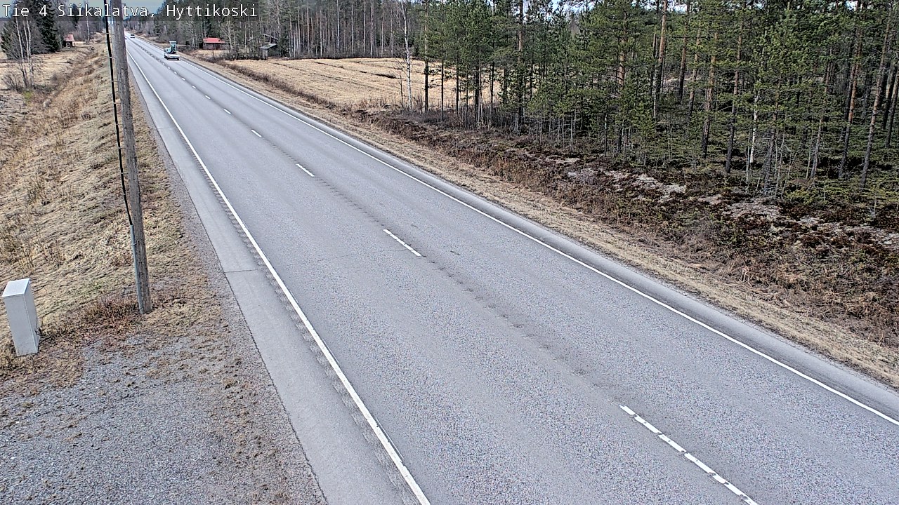 Weather Camera Image Road 4 Siikalatva, Hyttikoski, Siikalatva, Pohjois-Pohjanmaa