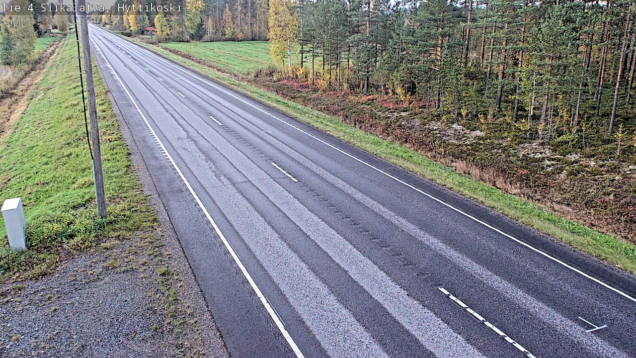 Weather Camera Image Road 4 Siikalatva, Hyttikoski, Siikalatva, Pohjois-Pohjanmaa