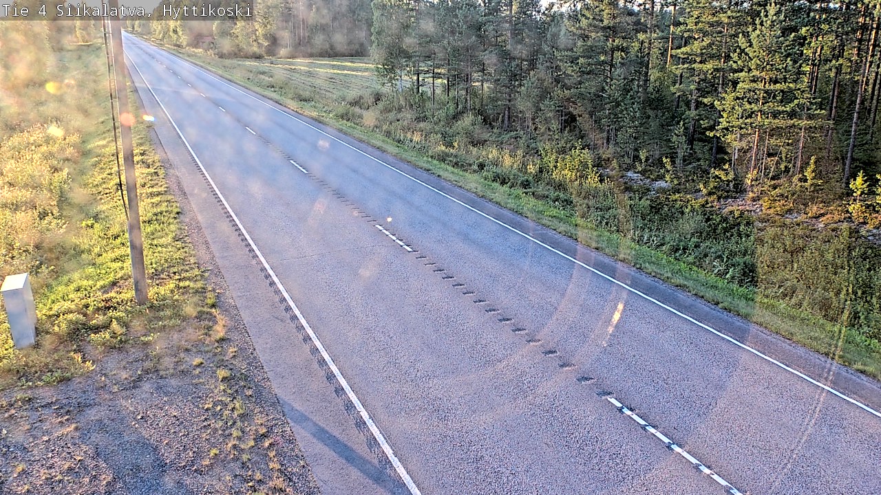 Weather Camera Image Road 4 Siikalatva, Hyttikoski, Siikalatva, Pohjois-Pohjanmaa