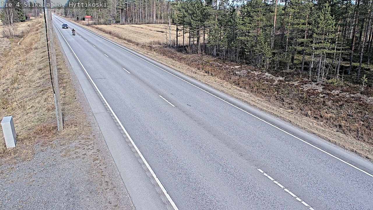 Weather Camera Image Road 4 Siikalatva, Hyttikoski, Siikalatva, Pohjois-Pohjanmaa