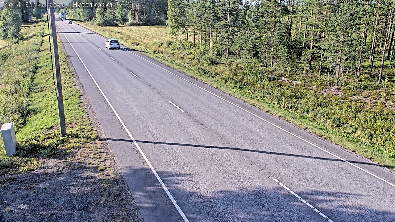 Weather Camera Image Road 4 Siikalatva, Hyttikoski, Siikalatva, Pohjois-Pohjanmaa