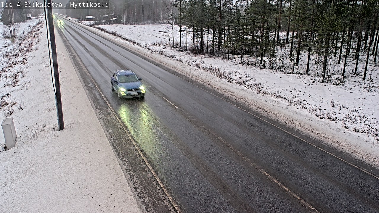 Weather Camera Image Road 4 Siikalatva, Hyttikoski, Siikalatva, Pohjois-Pohjanmaa