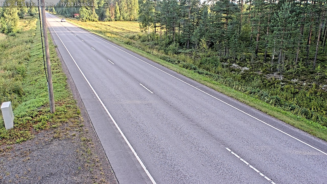 Weather Camera Image Road 4 Siikalatva, Hyttikoski, Siikalatva, Pohjois-Pohjanmaa