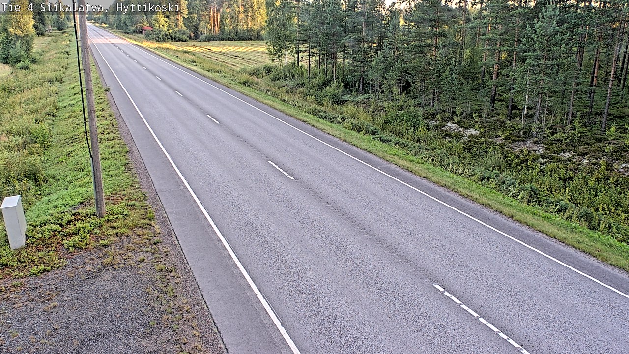 Weather Camera Image Road 4 Siikalatva, Hyttikoski, Siikalatva, Pohjois-Pohjanmaa