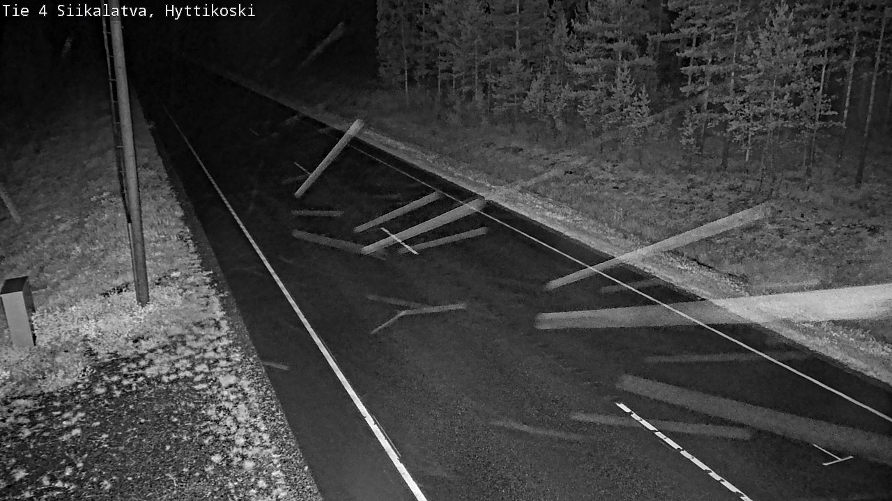 Weather Camera Image Road 4 Siikalatva, Hyttikoski, Siikalatva, Pohjois-Pohjanmaa