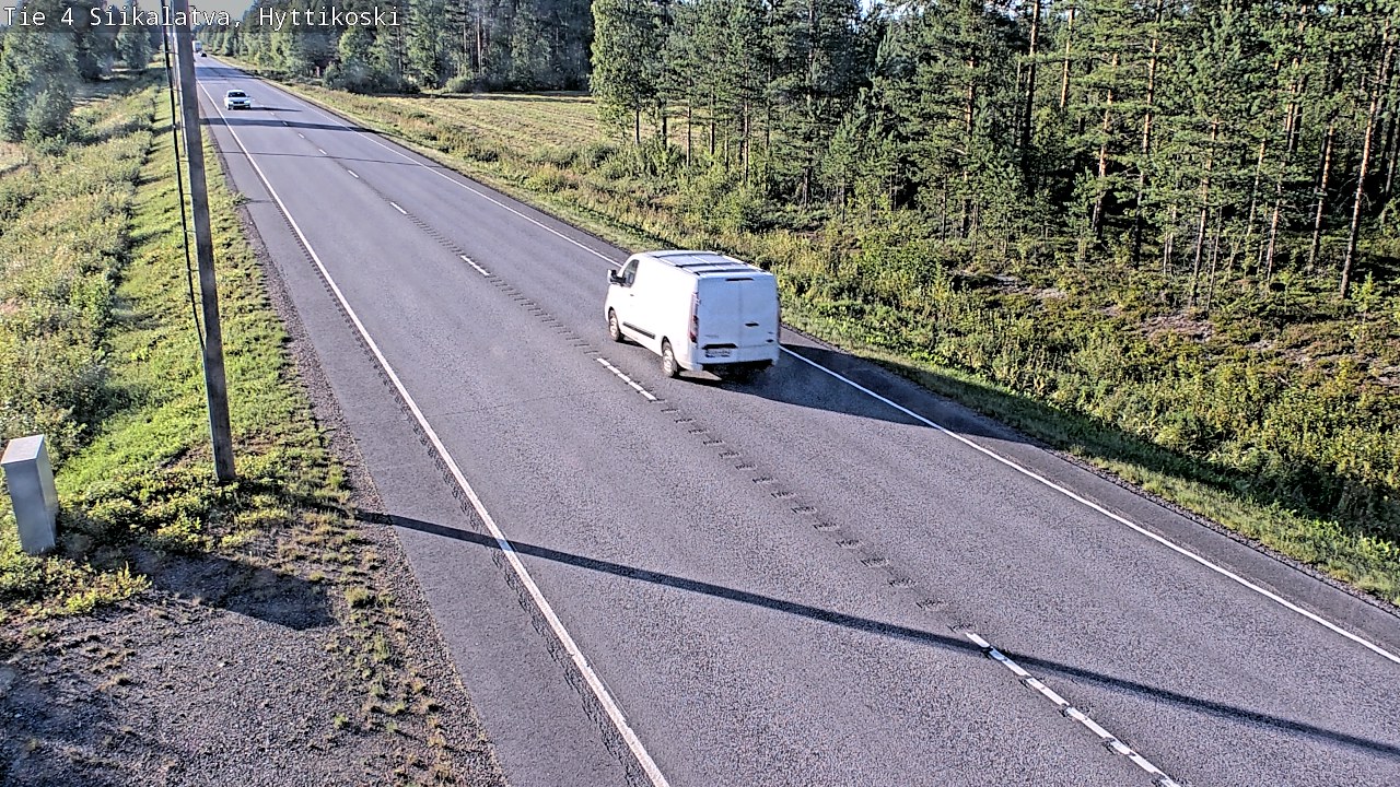 Weather Camera Image Road 4 Siikalatva, Hyttikoski, Siikalatva, Pohjois-Pohjanmaa