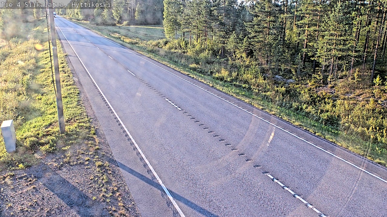 Weather Camera Image Road 4 Siikalatva, Hyttikoski, Siikalatva, Pohjois-Pohjanmaa