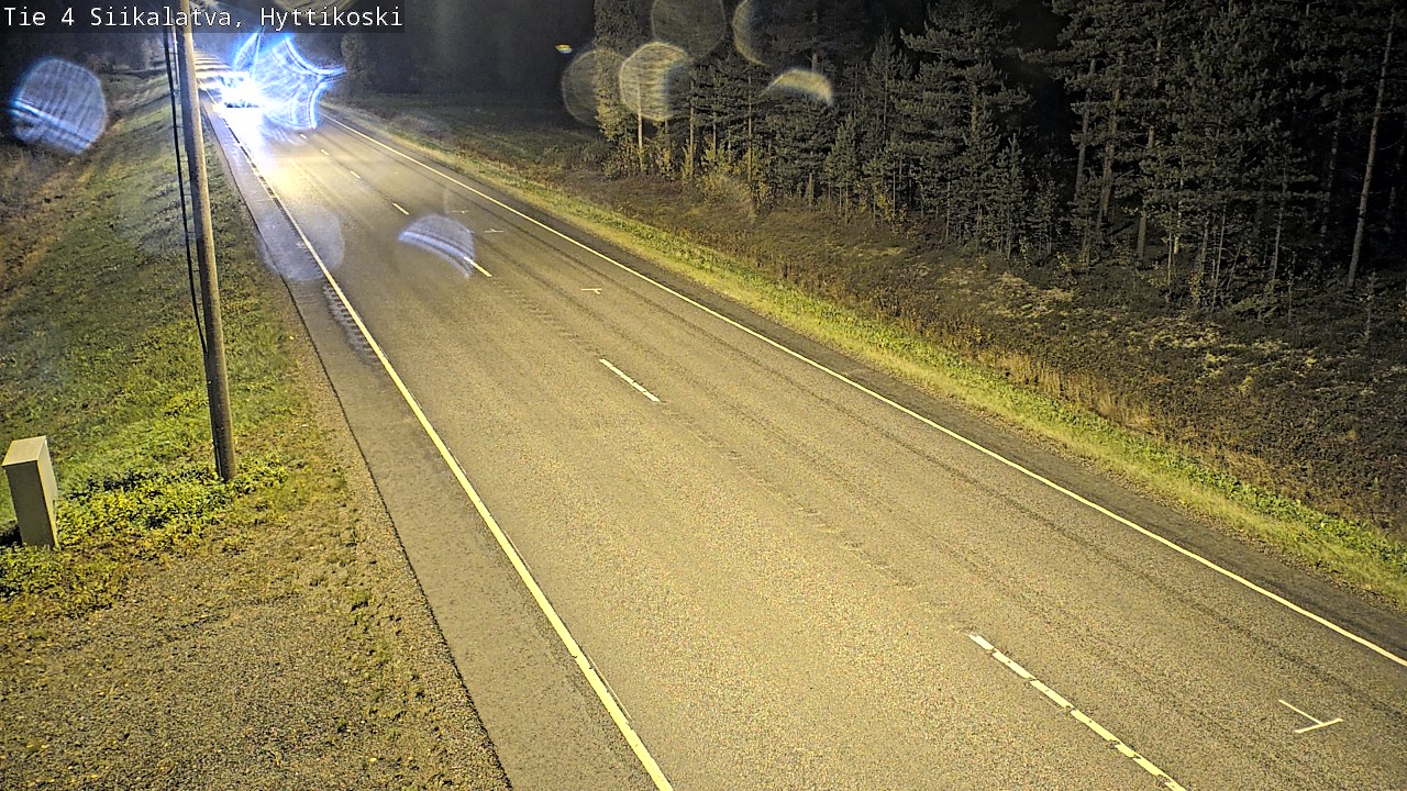 Weather Camera Image Road 4 Siikalatva, Hyttikoski, Siikalatva, Pohjois-Pohjanmaa