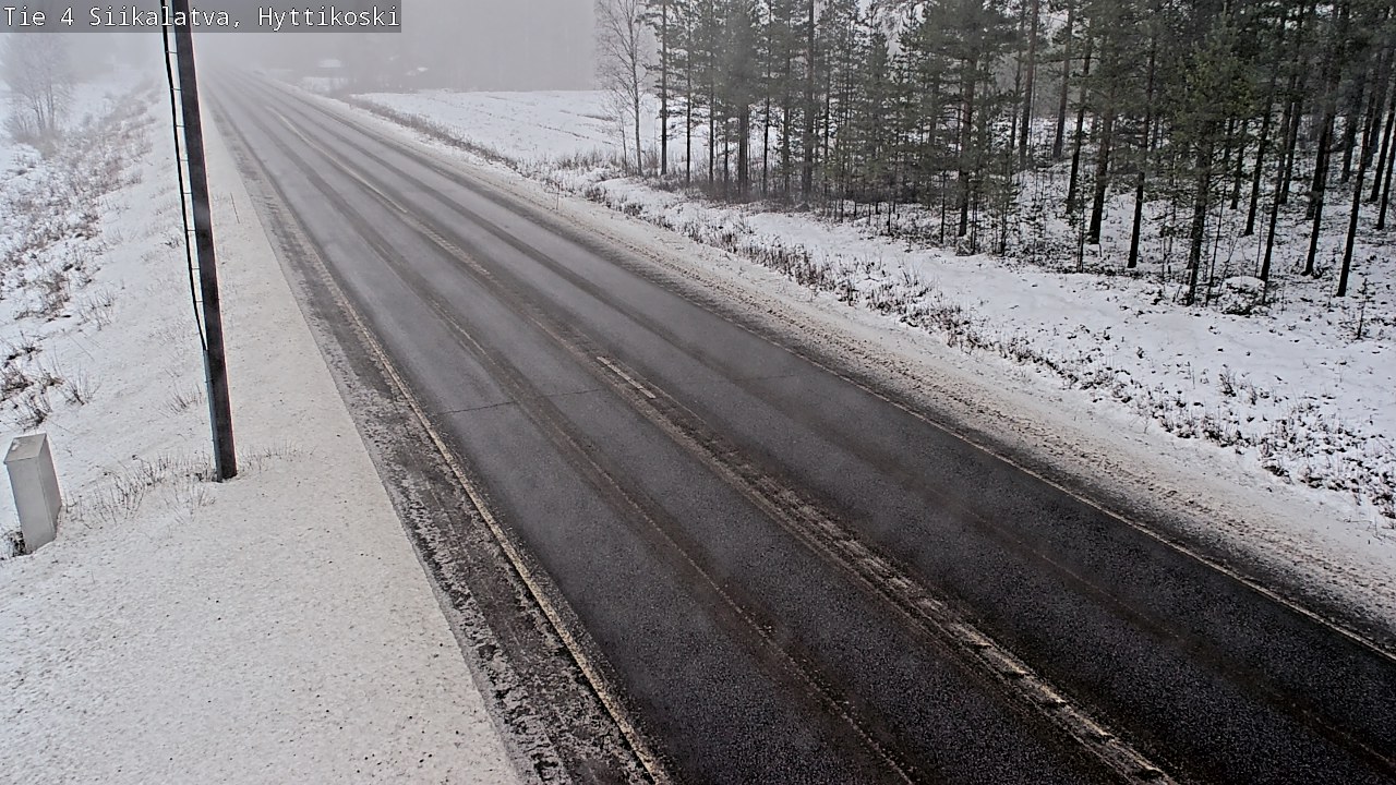 Weather Camera Image Road 4 Siikalatva, Hyttikoski, Siikalatva, Pohjois-Pohjanmaa