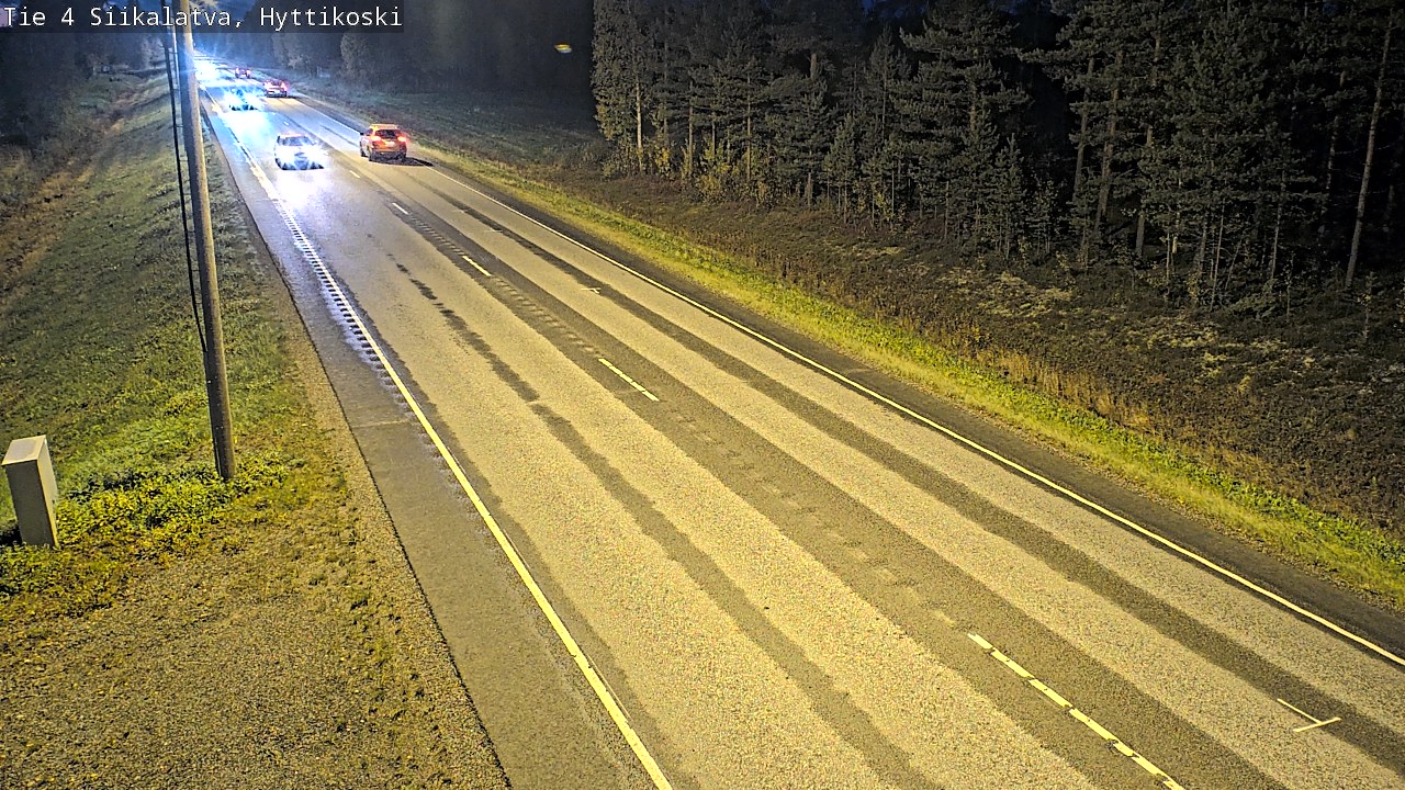 Weather Camera Image Road 4 Siikalatva, Hyttikoski, Siikalatva, Pohjois-Pohjanmaa