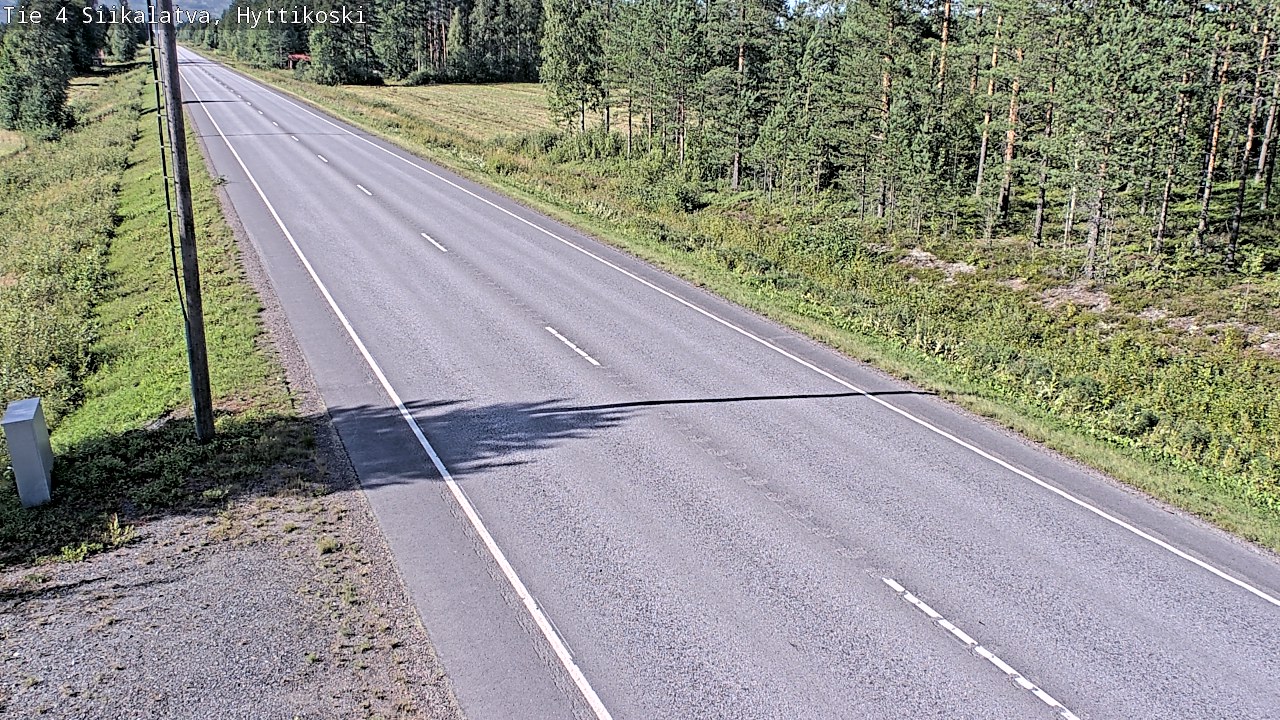 Weather Camera Image Road 4 Siikalatva, Hyttikoski, Siikalatva, Pohjois-Pohjanmaa