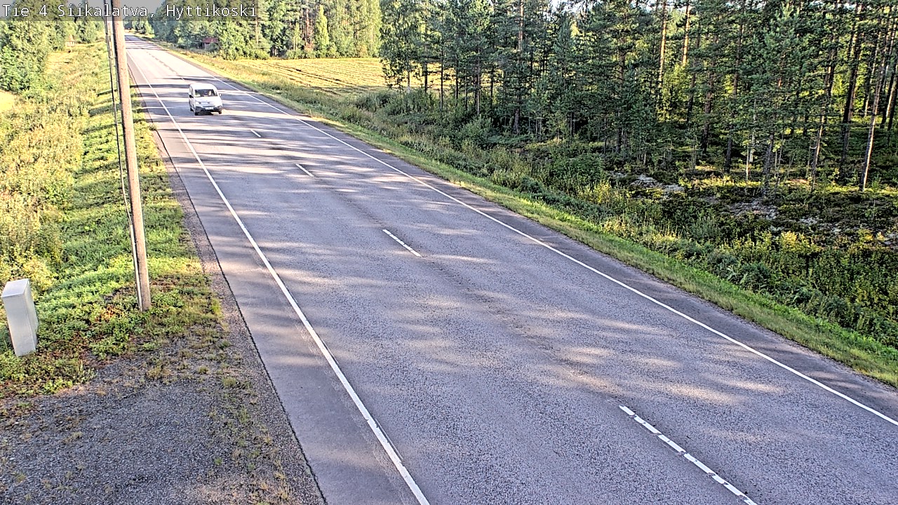 Weather Camera Image Road 4 Siikalatva, Hyttikoski, Siikalatva, Pohjois-Pohjanmaa