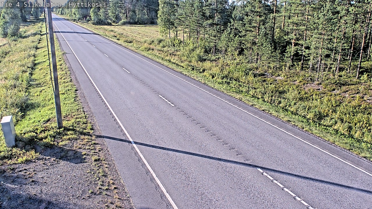 Weather Camera Image Road 4 Siikalatva, Hyttikoski, Siikalatva, Pohjois-Pohjanmaa