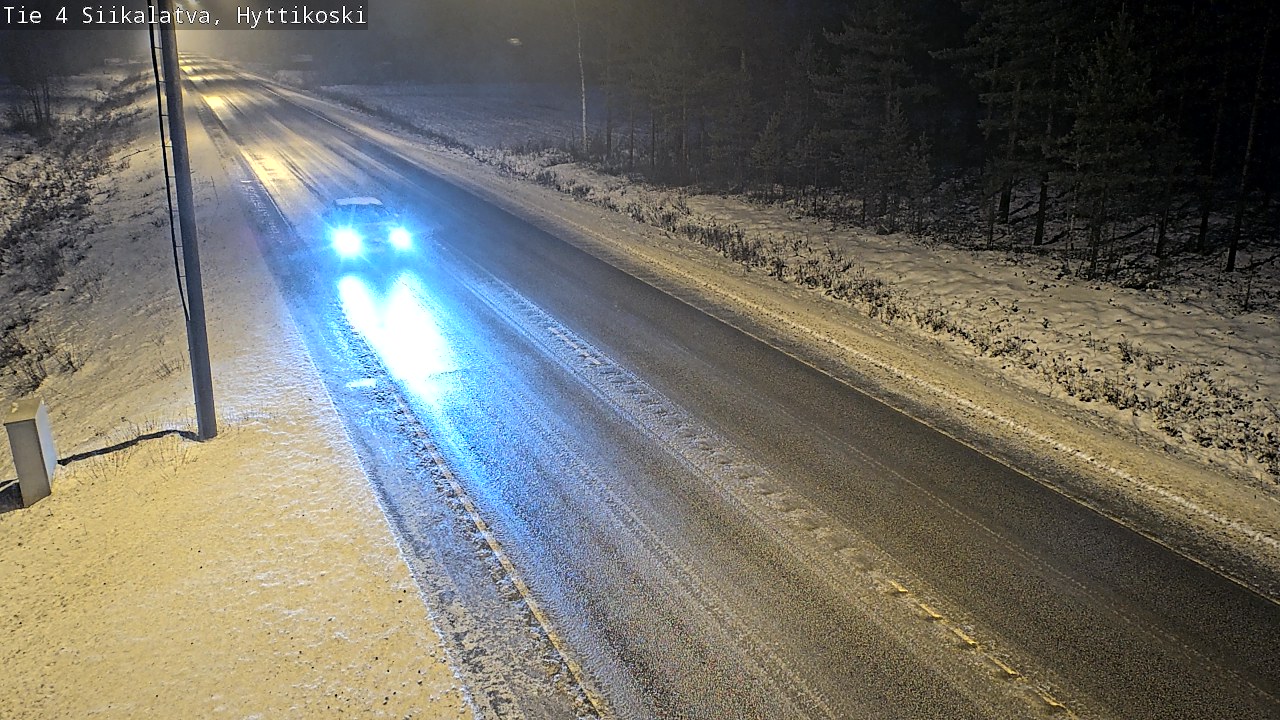 Weather Camera Image Road 4 Siikalatva, Hyttikoski, Siikalatva, Pohjois-Pohjanmaa