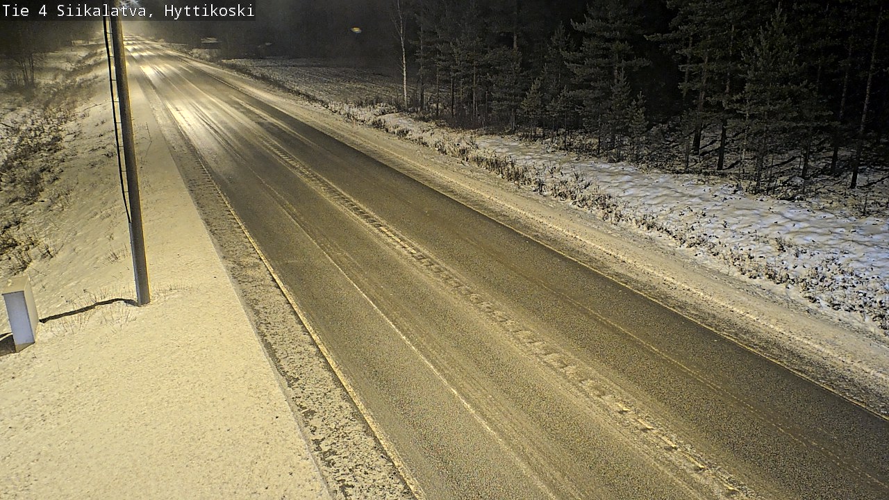 Weather Camera Image Road 4 Siikalatva, Hyttikoski, Siikalatva, Pohjois-Pohjanmaa