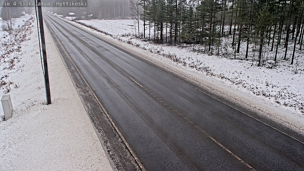 Weather Camera Image Road 4 Siikalatva, Hyttikoski, Siikalatva, Pohjois-Pohjanmaa