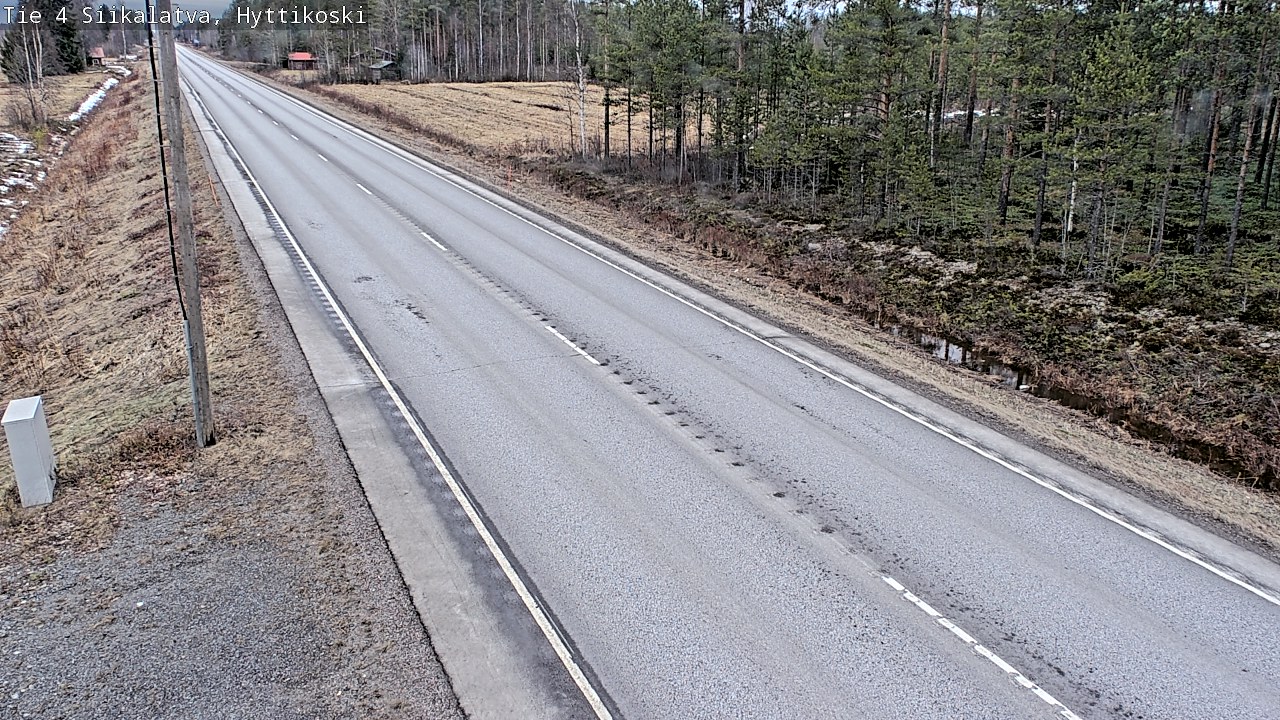 Weather Camera Image Road 4 Siikalatva, Hyttikoski, Siikalatva, Pohjois-Pohjanmaa