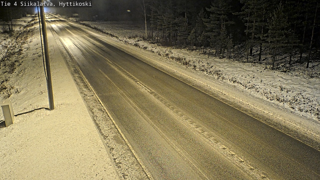 Weather Camera Image Road 4 Siikalatva, Hyttikoski, Siikalatva, Pohjois-Pohjanmaa