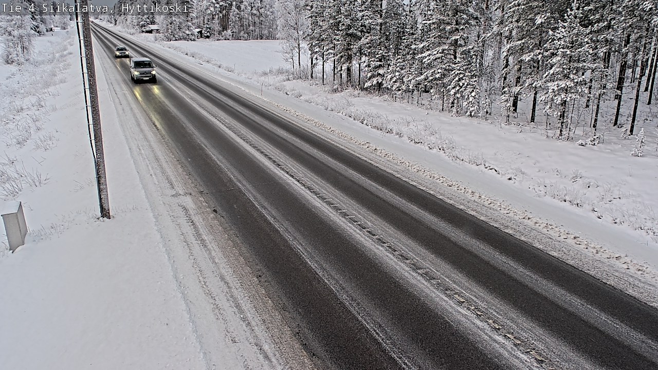 Weather Camera Image Väg 4 Siikalatva, Hyttikoski, Siikalatva, Pohjois-Pohjanmaa