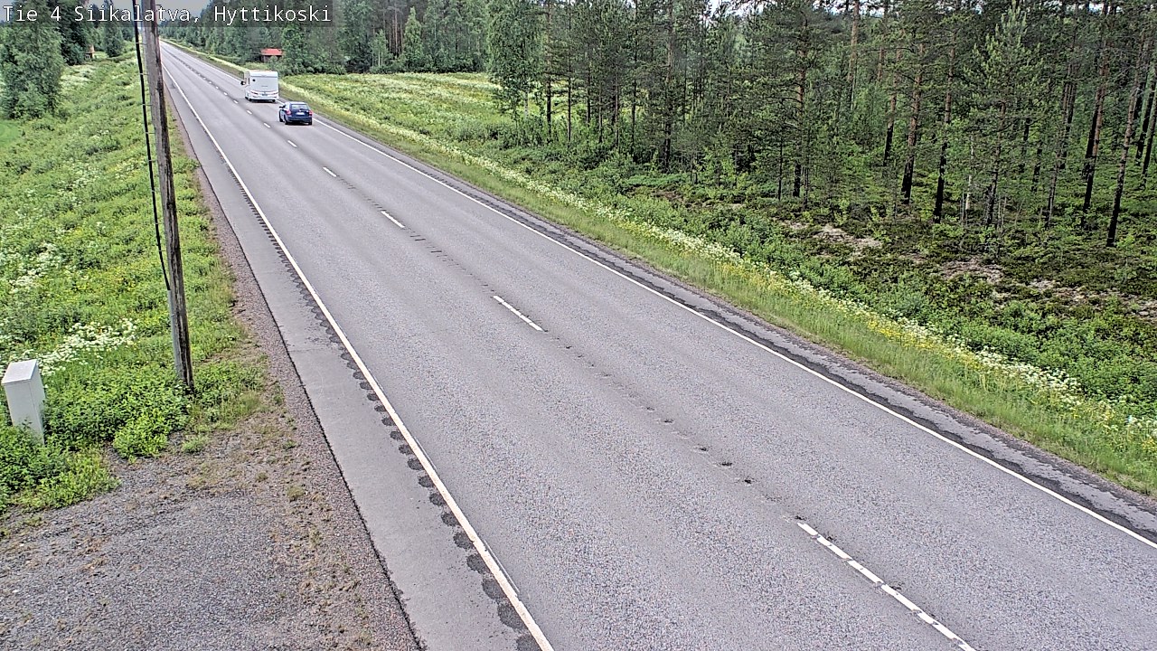 Weather Camera Image Road 4 Siikalatva, Hyttikoski, Siikalatva, Pohjois-Pohjanmaa