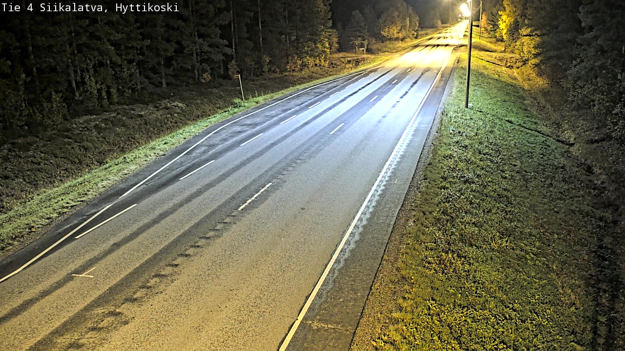 Weather Camera Image Road 4 Siikalatva, Hyttikoski, Siikalatva, Pohjois-Pohjanmaa