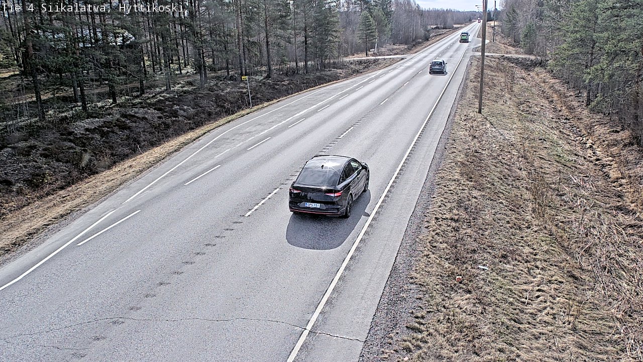 Weather Camera Image Väg 4 Siikalatva, Hyttikoski, Siikalatva, Pohjois-Pohjanmaa