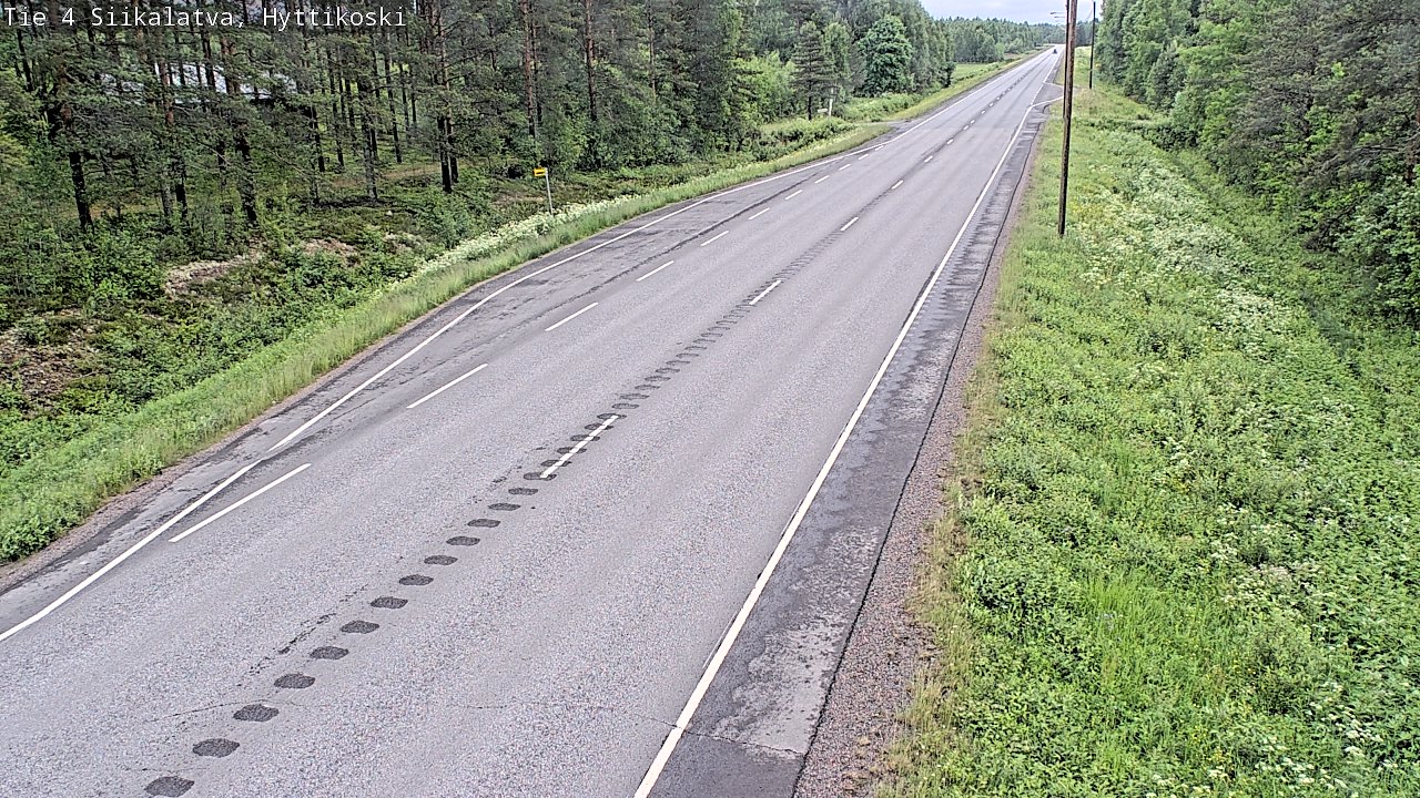 Weather Camera Image Road 4 Siikalatva, Hyttikoski, Siikalatva, Pohjois-Pohjanmaa