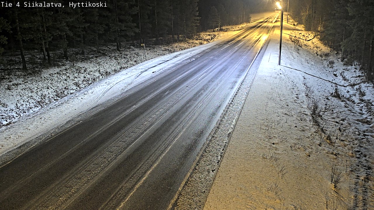 Weather Camera Image Väg 4 Siikalatva, Hyttikoski, Siikalatva, Pohjois-Pohjanmaa