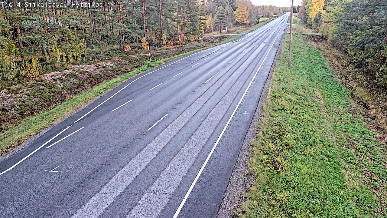 Weather Camera Image Road 4 Siikalatva, Hyttikoski, Siikalatva, Pohjois-Pohjanmaa