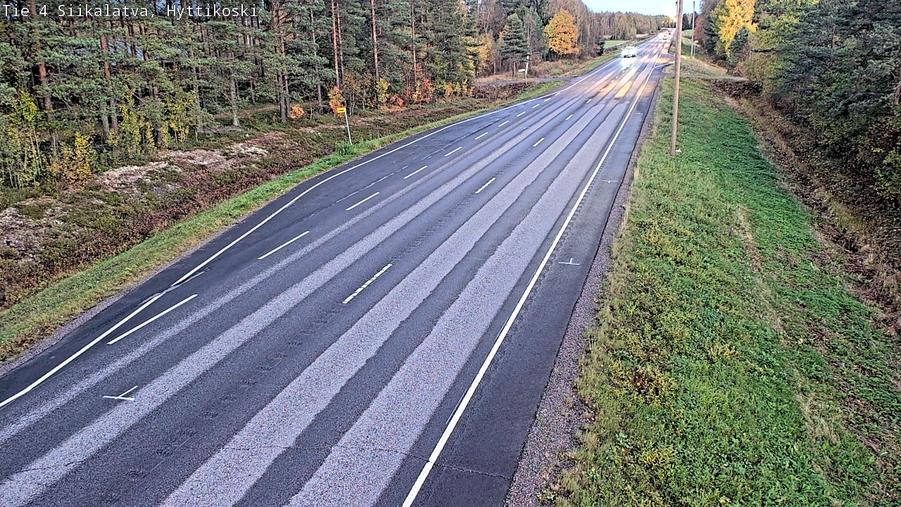 Weather Camera Image Road 4 Siikalatva, Hyttikoski, Siikalatva, Pohjois-Pohjanmaa
