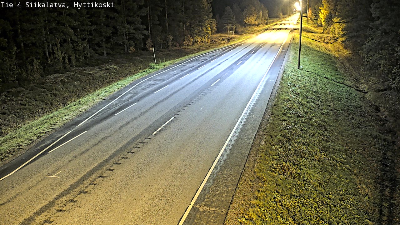 Weather Camera Image Road 4 Siikalatva, Hyttikoski, Siikalatva, Pohjois-Pohjanmaa