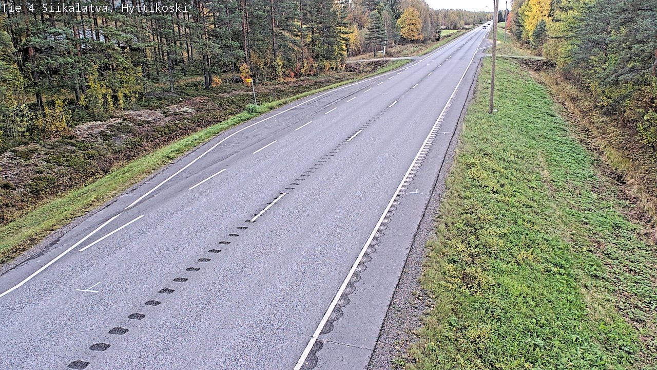 Weather Camera Image Road 4 Siikalatva, Hyttikoski, Siikalatva, Pohjois-Pohjanmaa