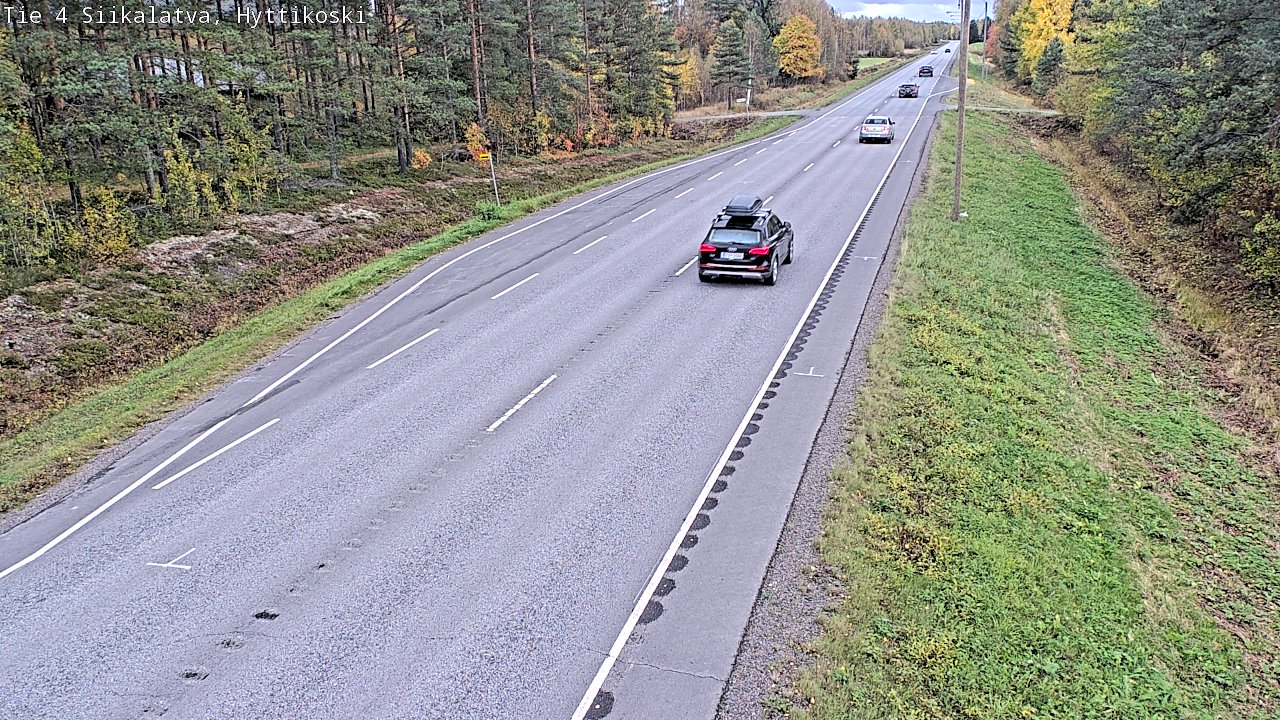 Weather Camera Image Road 4 Siikalatva, Hyttikoski, Siikalatva, Pohjois-Pohjanmaa