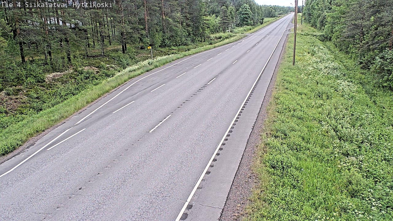 Weather Camera Image Road 4 Siikalatva, Hyttikoski, Siikalatva, Pohjois-Pohjanmaa