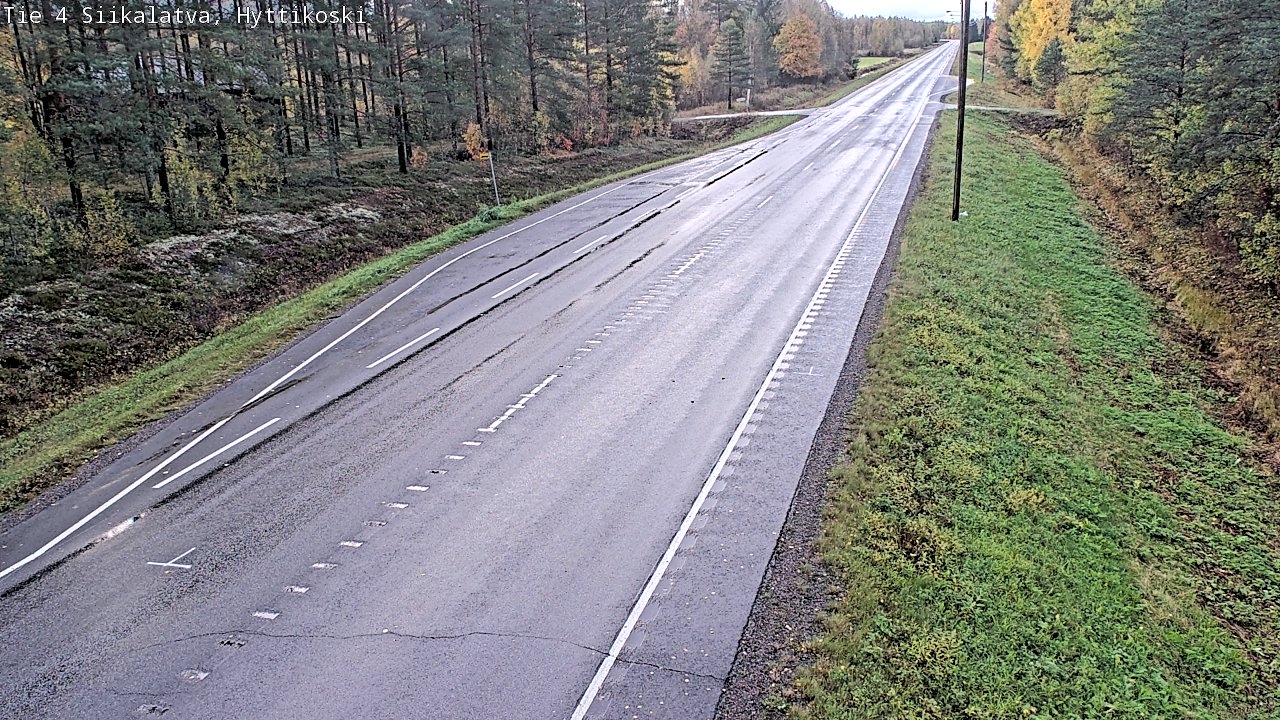 Weather Camera Image Road 4 Siikalatva, Hyttikoski, Siikalatva, Pohjois-Pohjanmaa
