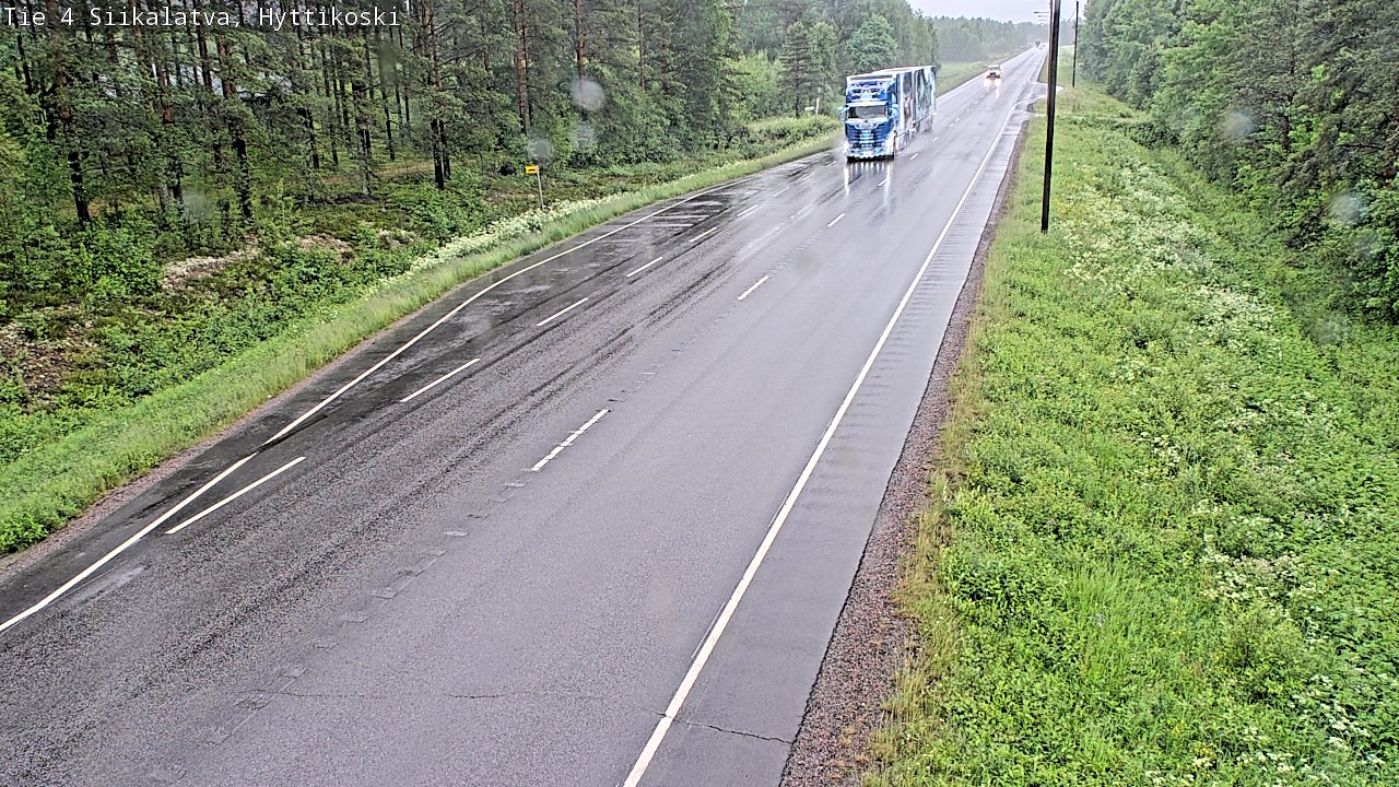 Kelikamerat Kuva Tie 4 Siikalatva, Hyttikoski, Siikalatva, Pohjois-Pohjanmaa