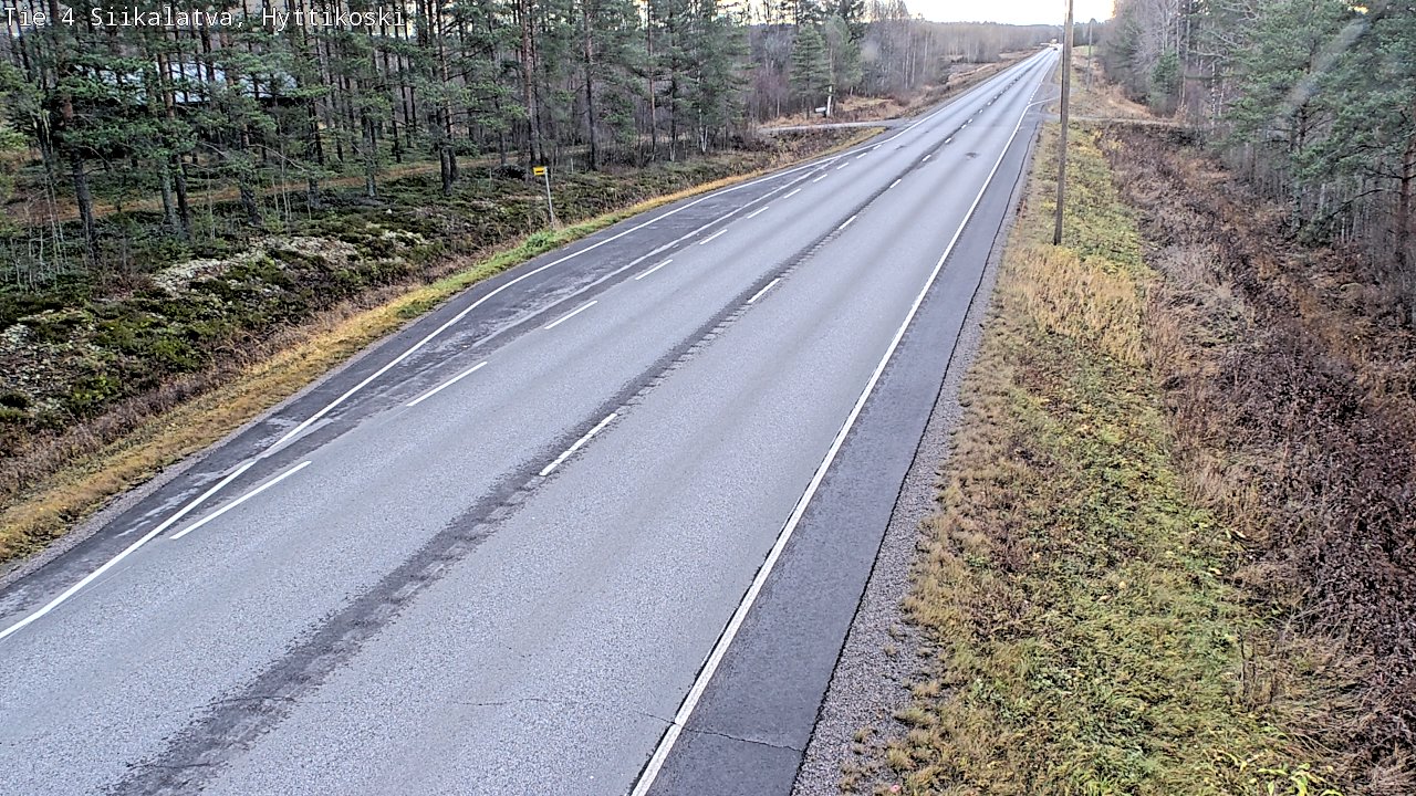 Kelikamerat Kuva Tie 4 Siikalatva, Hyttikoski, Siikalatva, Pohjois-Pohjanmaa