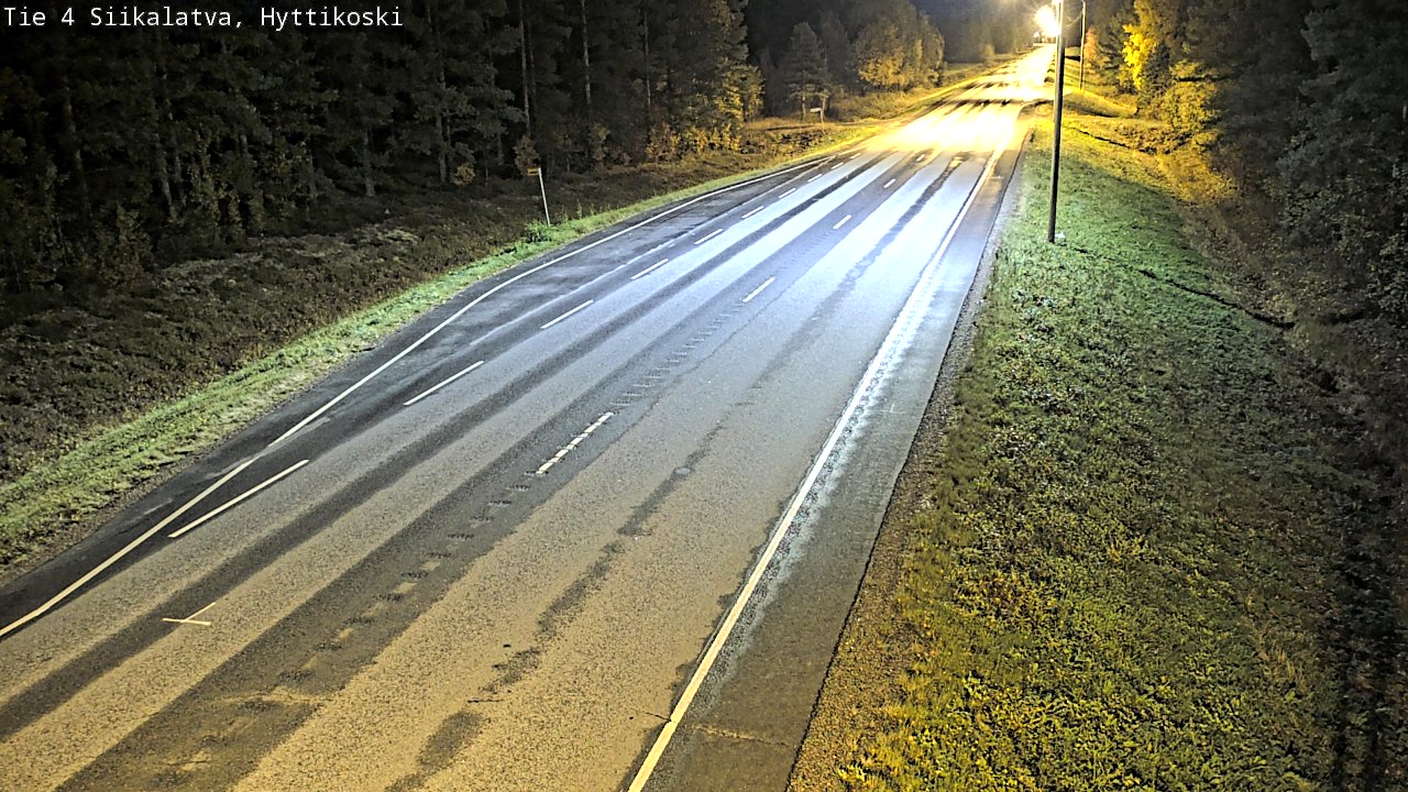 Weather Camera Image Road 4 Siikalatva, Hyttikoski, Siikalatva, Pohjois-Pohjanmaa