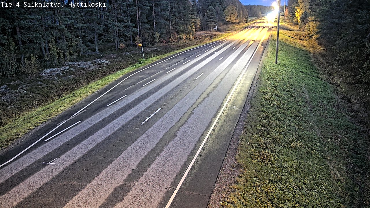 Weather Camera Image Road 4 Siikalatva, Hyttikoski, Siikalatva, Pohjois-Pohjanmaa