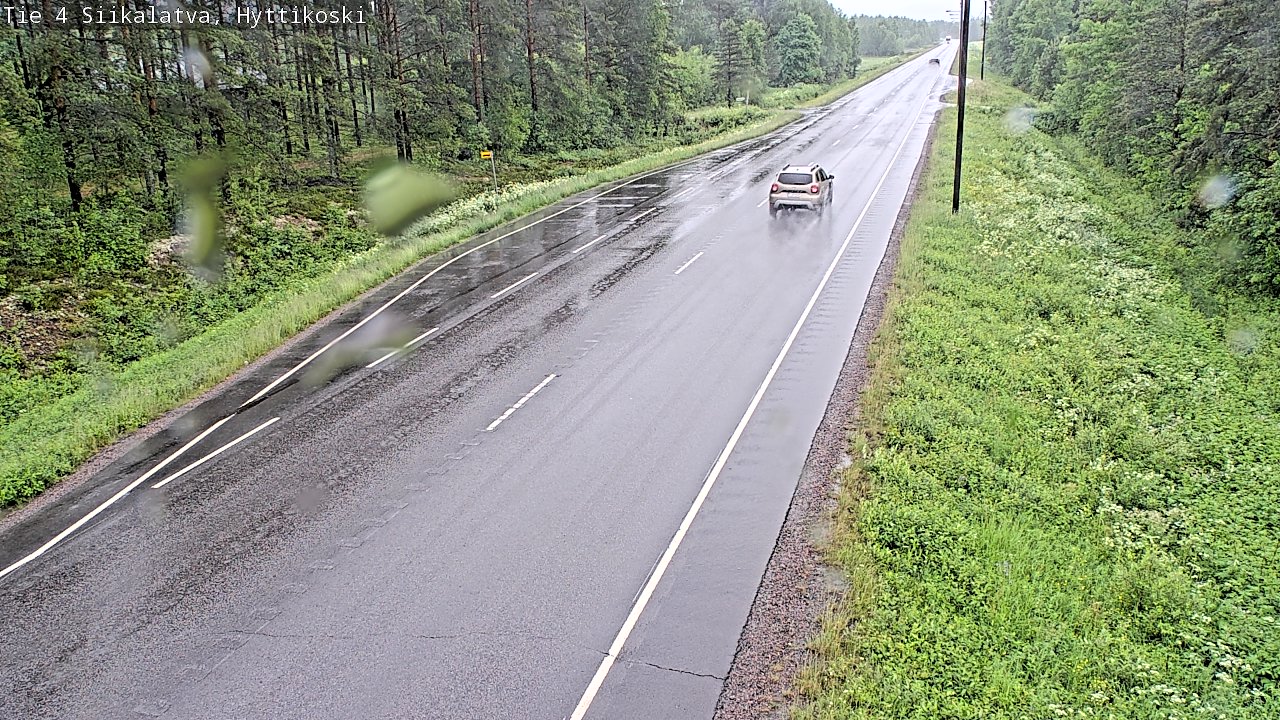 Weather Camera Image Road 4 Siikalatva, Hyttikoski, Siikalatva, Pohjois-Pohjanmaa