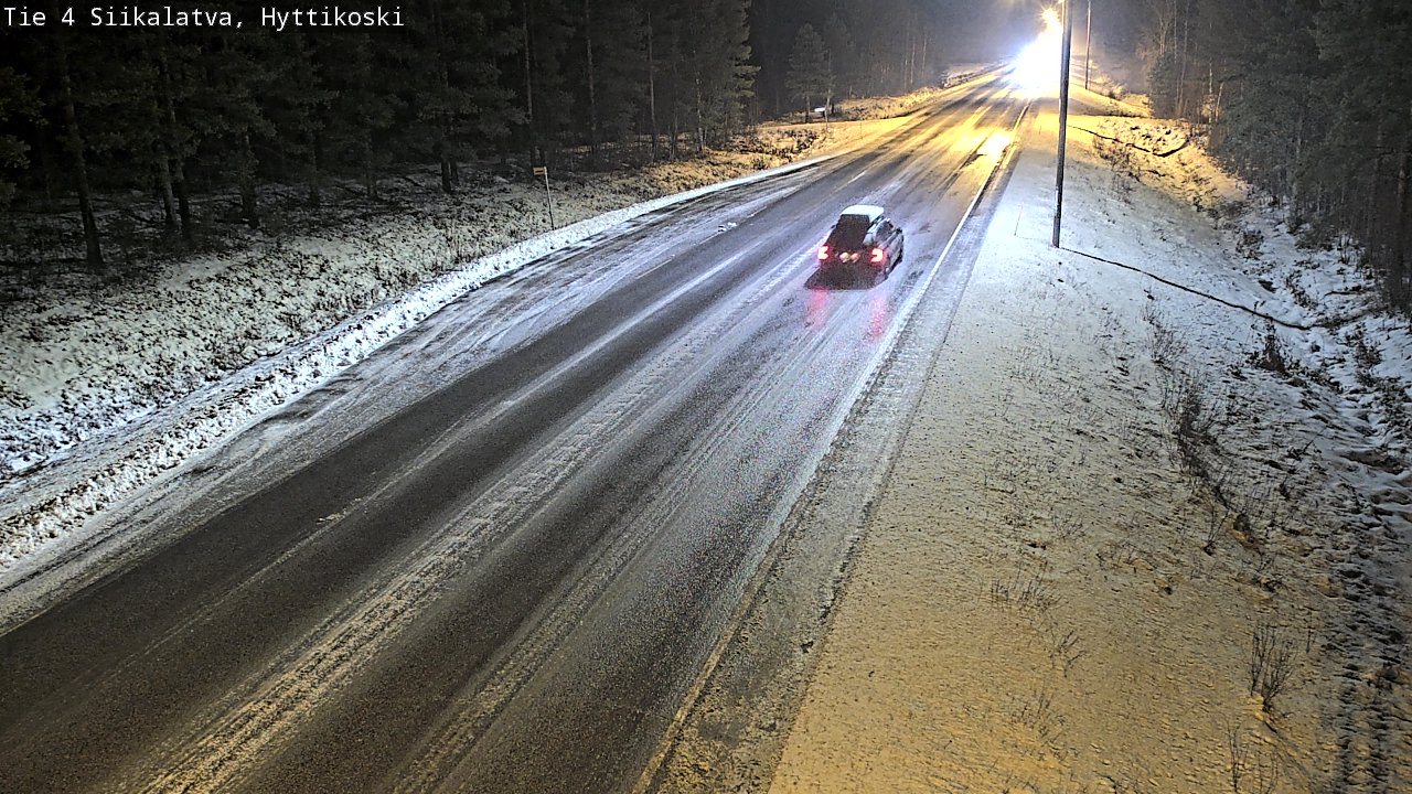 Weather Camera Image Väg 4 Siikalatva, Hyttikoski, Siikalatva, Pohjois-Pohjanmaa