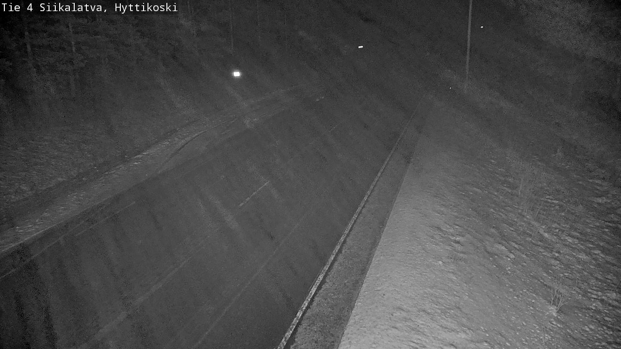 Weather Camera Image Väg 4 Siikalatva, Hyttikoski, Siikalatva, Pohjois-Pohjanmaa