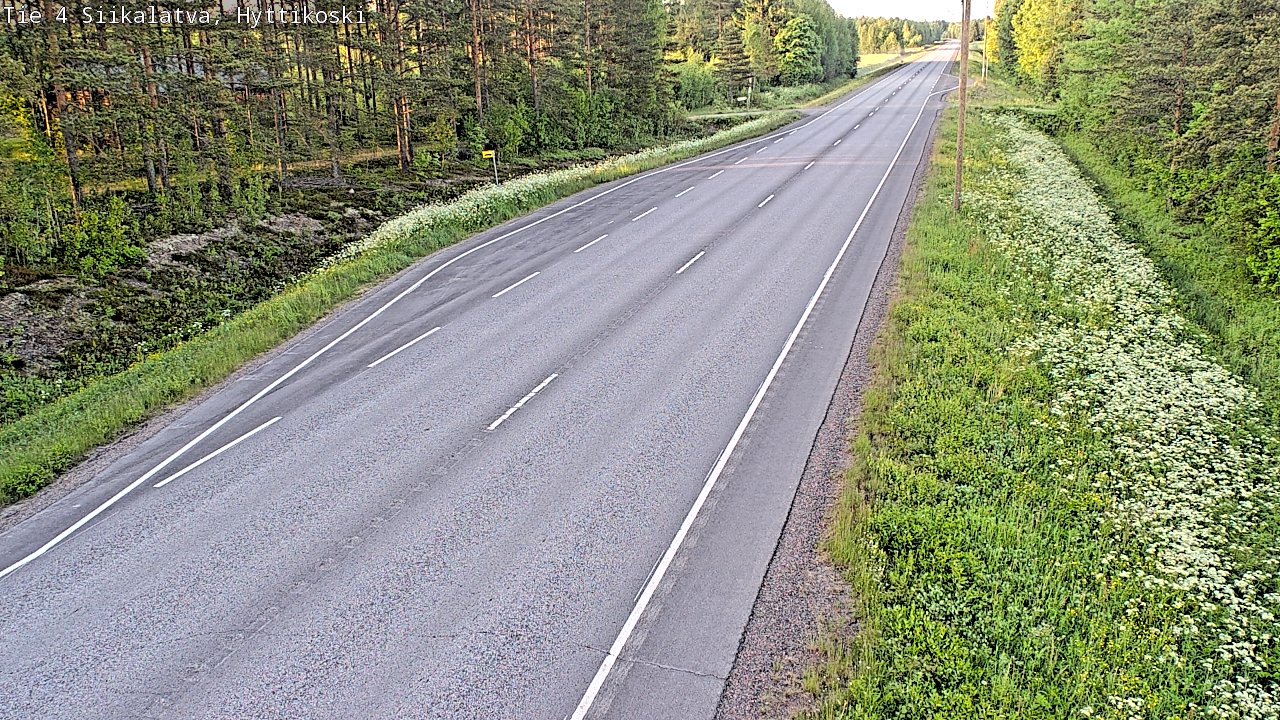 Weather Camera Image Road 4 Siikalatva, Hyttikoski, Siikalatva, Pohjois-Pohjanmaa