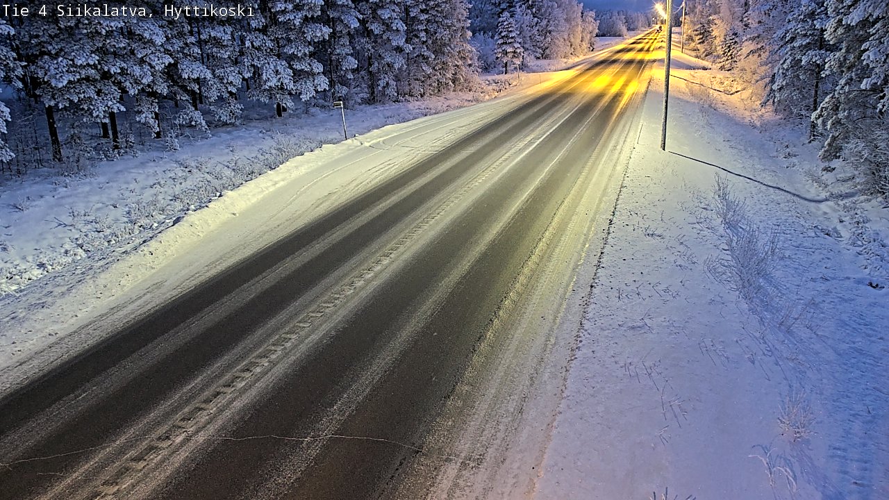 Weather Camera Image Road 4 Siikalatva, Hyttikoski, Siikalatva, Pohjois-Pohjanmaa