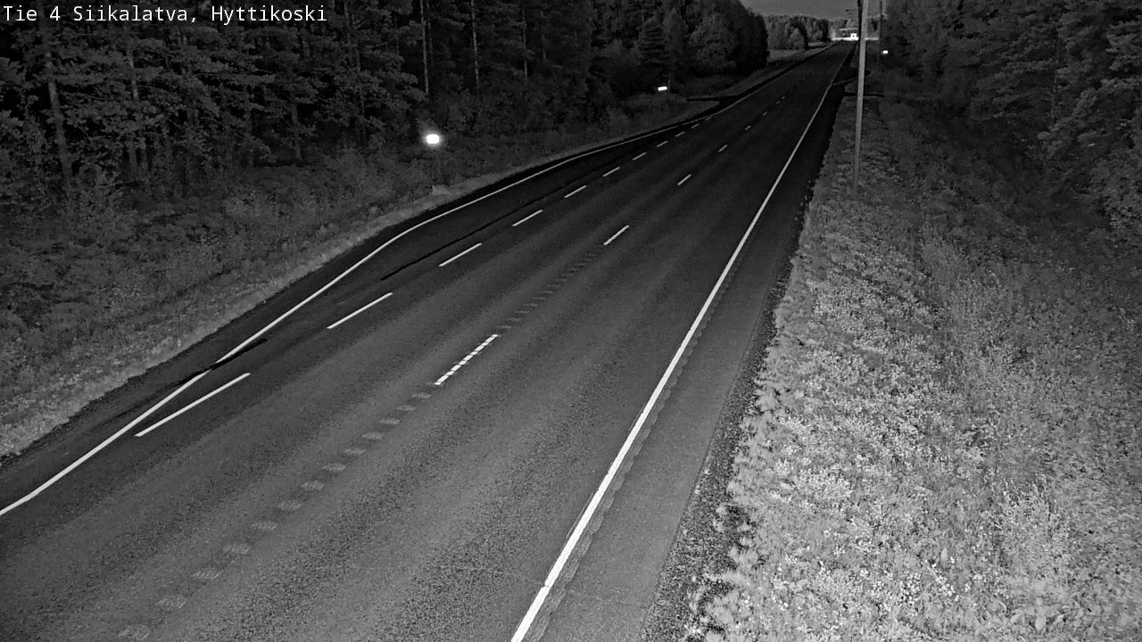 Weather Camera Image Väg 4 Siikalatva, Hyttikoski, Siikalatva, Pohjois-Pohjanmaa