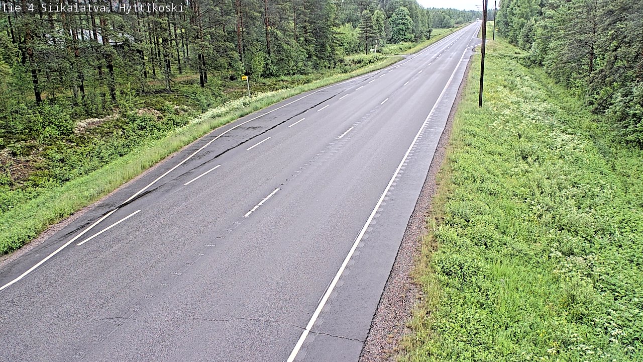 Weather Camera Image Road 4 Siikalatva, Hyttikoski, Siikalatva, Pohjois-Pohjanmaa