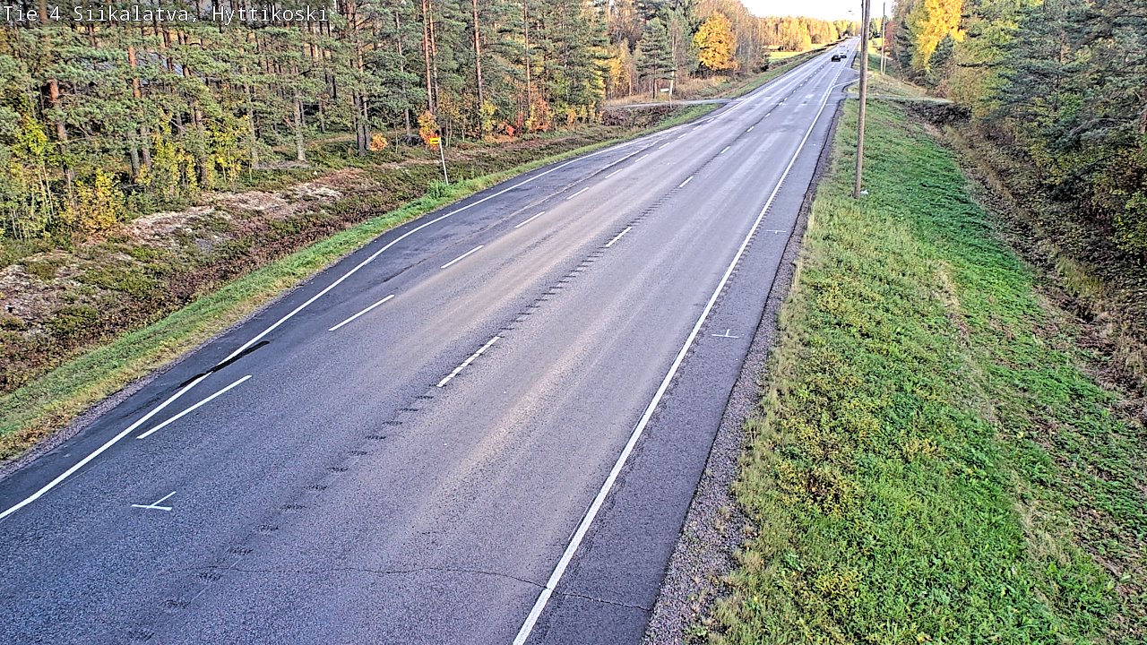 Weather Camera Image Road 4 Siikalatva, Hyttikoski, Siikalatva, Pohjois-Pohjanmaa