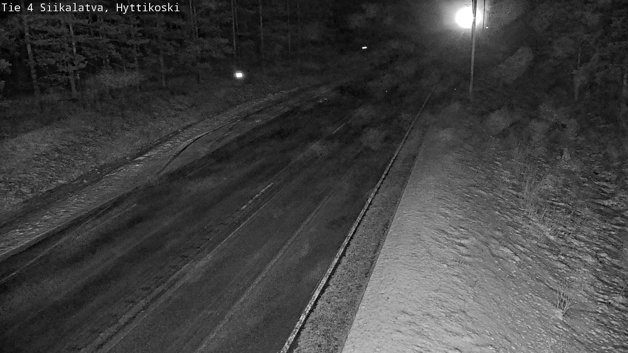 Weather Camera Image Väg 4 Siikalatva, Hyttikoski, Siikalatva, Pohjois-Pohjanmaa